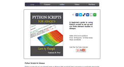 Desktop Screenshot of abaquspython.com